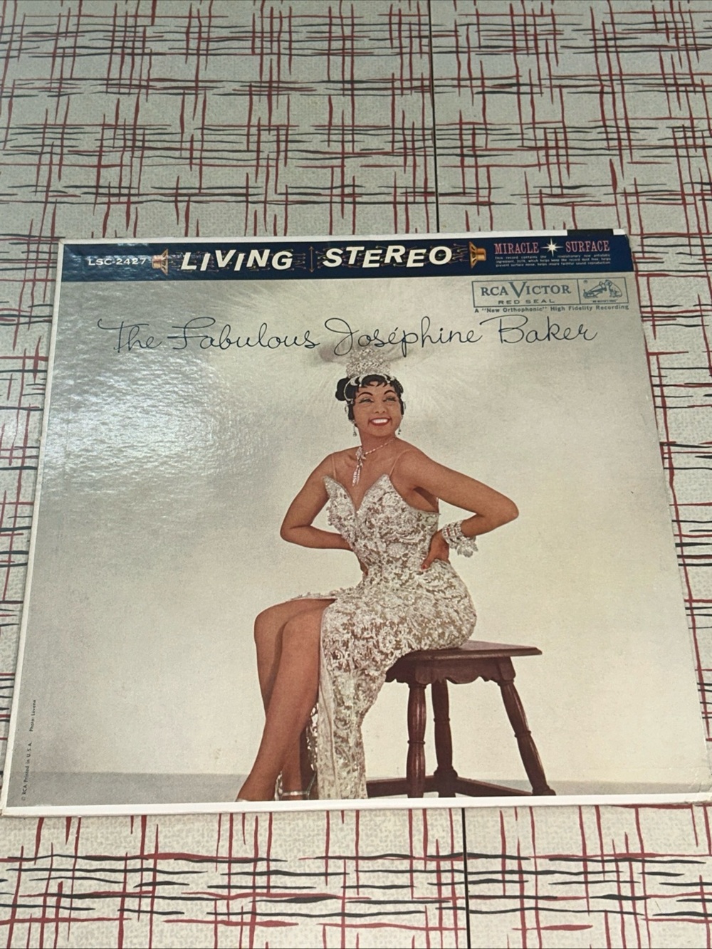 The Fabulous Josephine Baker Vinyl LP, 1960, LSC-2427